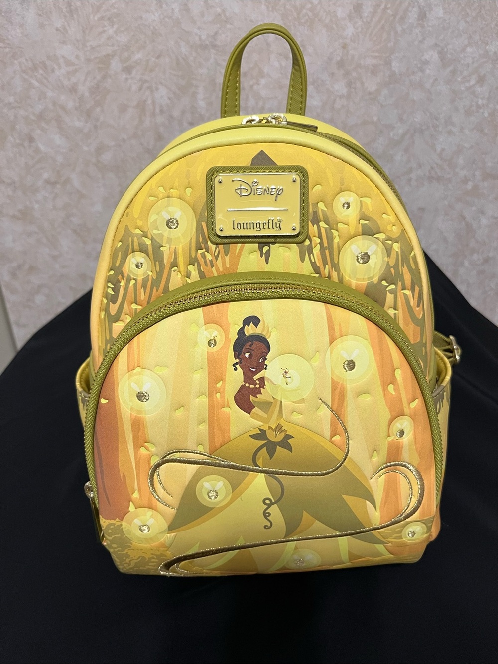 Loungefly Yellow Tiana Mini Backpack